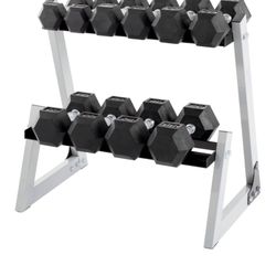 WEIDER Dumbell Rack With Weights10/15/20/25/30/Solid Rack/Brand new In Box!