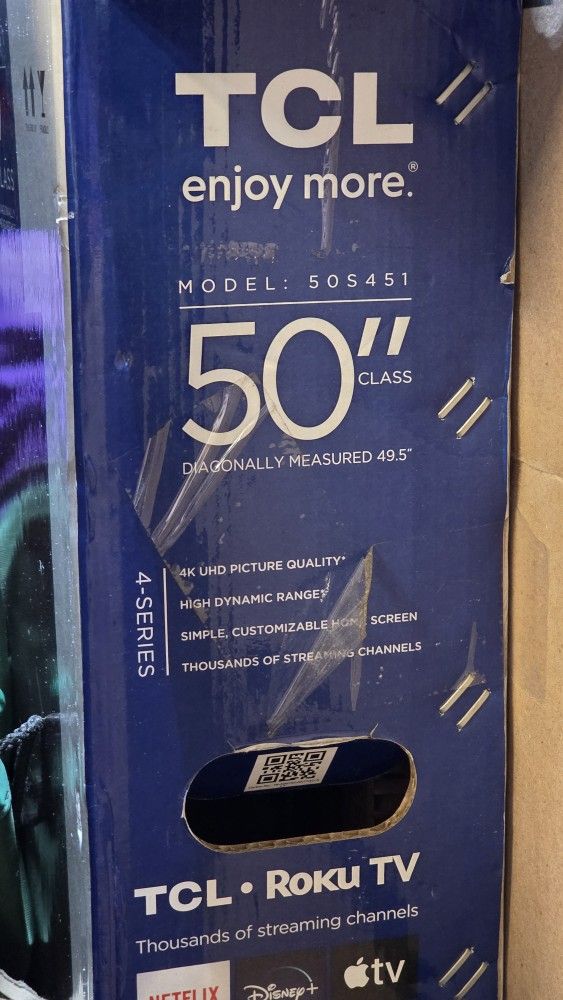 50" TCL ROKU TV - Doesn't Turn On. 