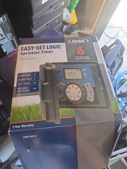 Easy set logic sprinkler timer