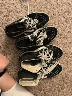 Old school vans (for both) size 6