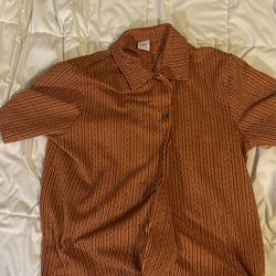Short Sleeve Button Up Zara Shirt (S)