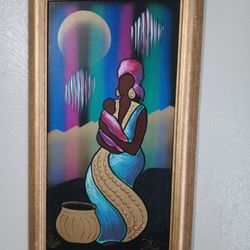 Mobassi African American Mother And Child 
