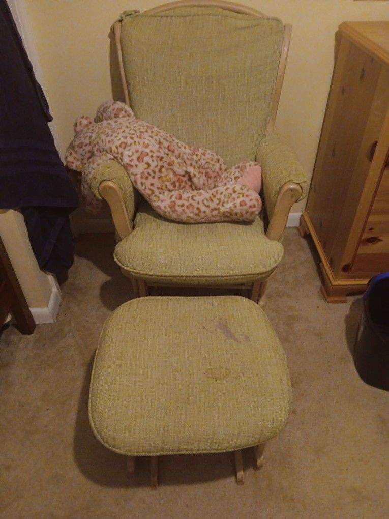 Changing Table and Rocker with Footstool