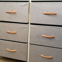 White Organizer Storage With 6 Drawers