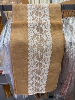 Burlap table runners