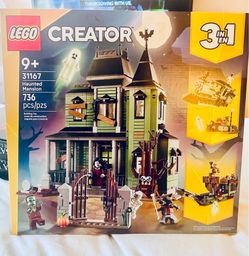 LEGO Creator Haunted Mansion 31167 3in1 Building Set 736 Pieces Age 9+