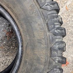 4 Matching 33X12.50R15LT Tires