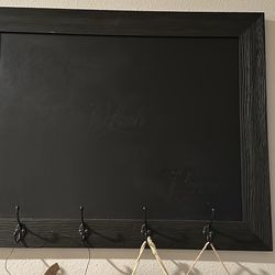 Farmhouse, Dry,Erase Chalk, Board Hook Rack