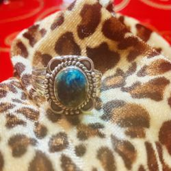GORGEOUS Turquoise SS Ring 