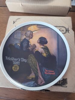 1981 after the party limited edition mother's Day plate