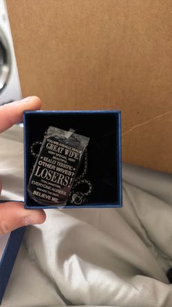 Best wife ever necklace