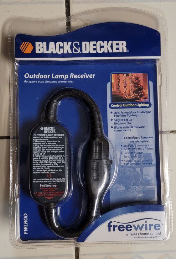 Black + Decker Set of 2 Wireless Remote-Control Outdoor Outlets