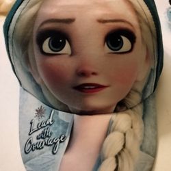 Disney Frozen Elsa Hat With Braided Hair And Matching Hair Clip