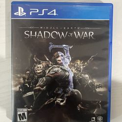 Middle Earth: Shadow Of War PS4