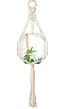 Wall Hanging Boho Decorative Mirror