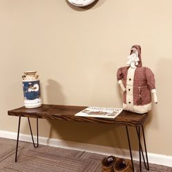 Rustic Bench Entryway Solid Wood