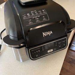 Ninja AG301 Foodi 5-1 Grill, Air fryer, Roast, Bake, and Dehydrate