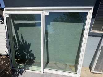 slide door with screen