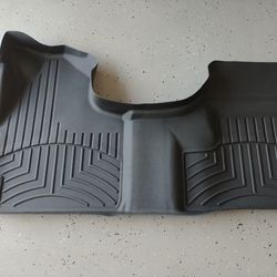 One Mercedes Sprinter Weather -Tech Front Row Over The Hump Black Floor Liner For Sale