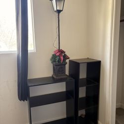 target book cases/storage drawers