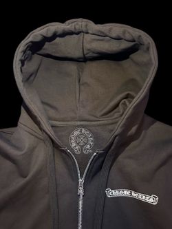 Chrome Hearts Eye Chart Dagger Zip-Up Hoodie for Sale in