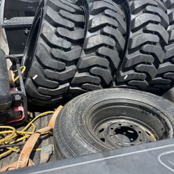 4 Solid Tires 30x10-20 Or 10-16.5 Bobcat Yore’s $1800 