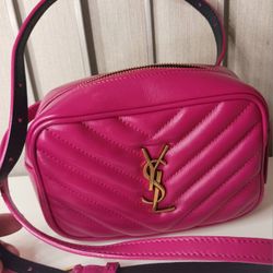 Ysl Pink Lou Belt Bag