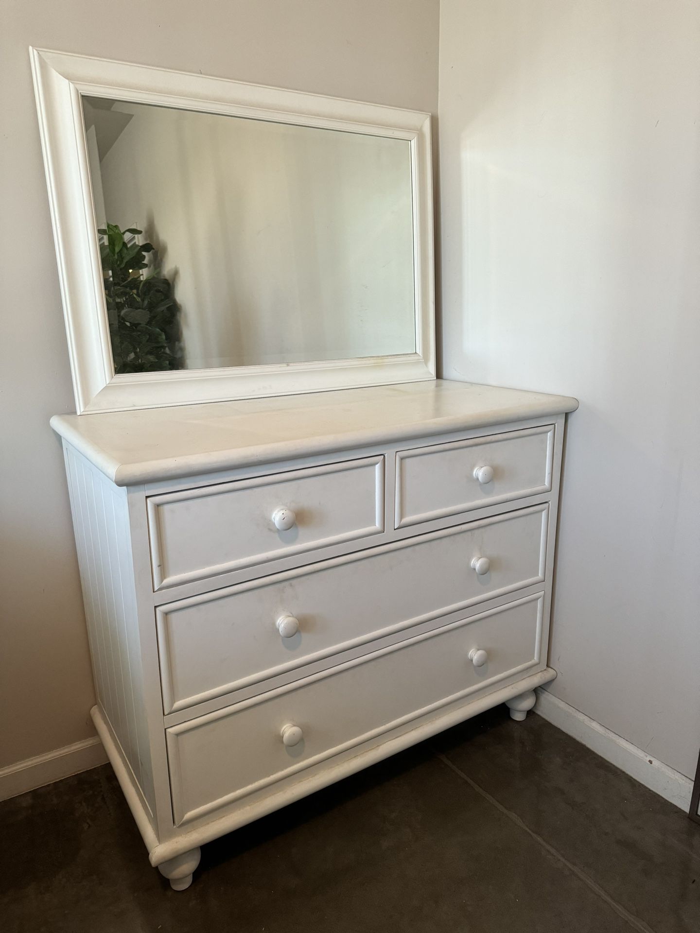 Pottery Barn Dresser and Mirror