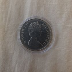 1980 Queen Mother 80th Birthday Commemorative Crown coin. 