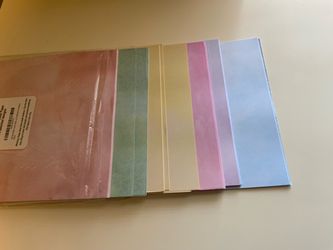 Gift Boutique 120 Pack Watercolor Decorative Paper 6 Assorted Designs Stationery