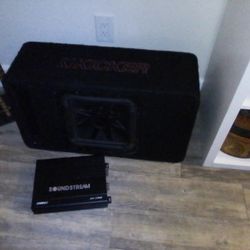 12 In Kicker Sub W/2500watt Amp