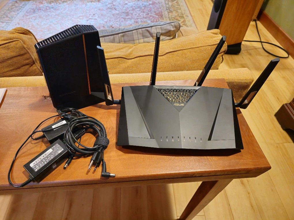 Asus AX6000 Router/Netgear Nighthawk CM2000 Modem