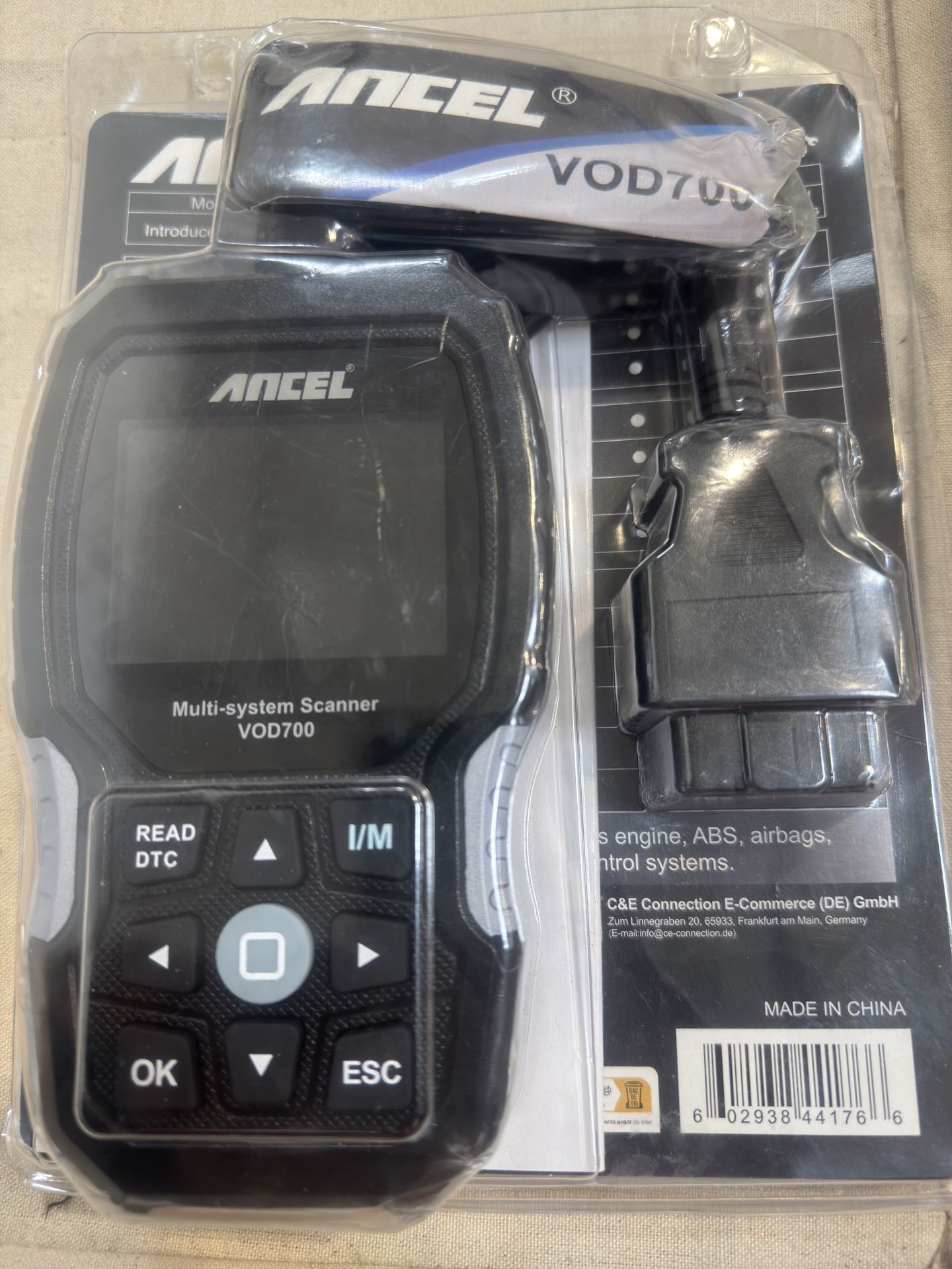 ANCEL VOD700 All System OBD2 Scanner for Volvo ABS EPB Oil Reset Diagnostic Tool