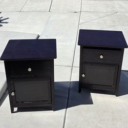 Livingroom Set 2 Book Shelves, 2 Endtables & Electric Fireplace