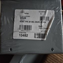 Hoffman A6R64NK Enclosure, NEMA 3R, Screw Cover