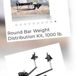 Sway Bar... Round Bar Weight Distribution Kit...