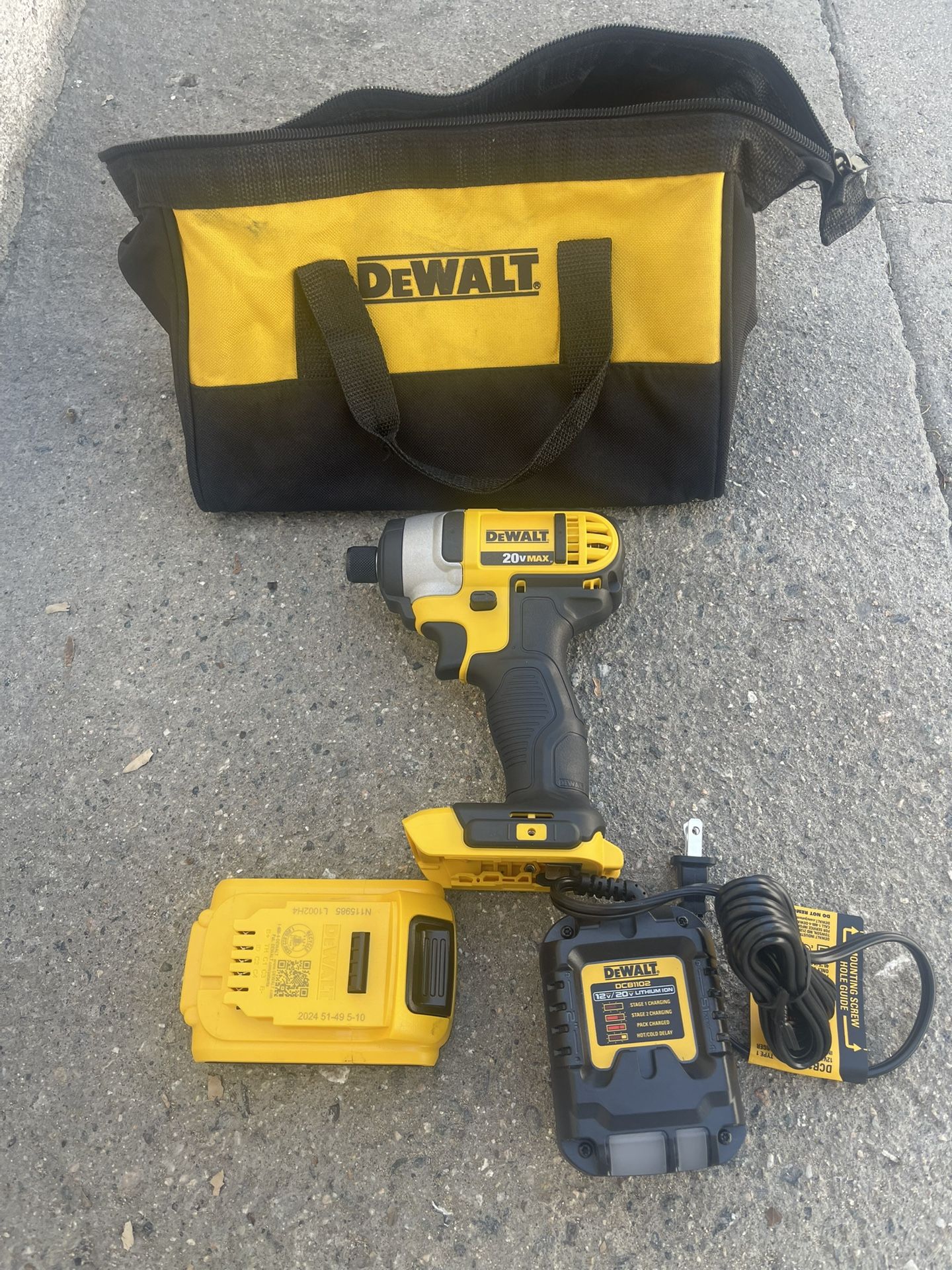 20V MAX Cordless 1/4 in. Impact Driver