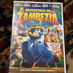 Free !!! Vintage 2013  Adventures In Zambezia Dvd 