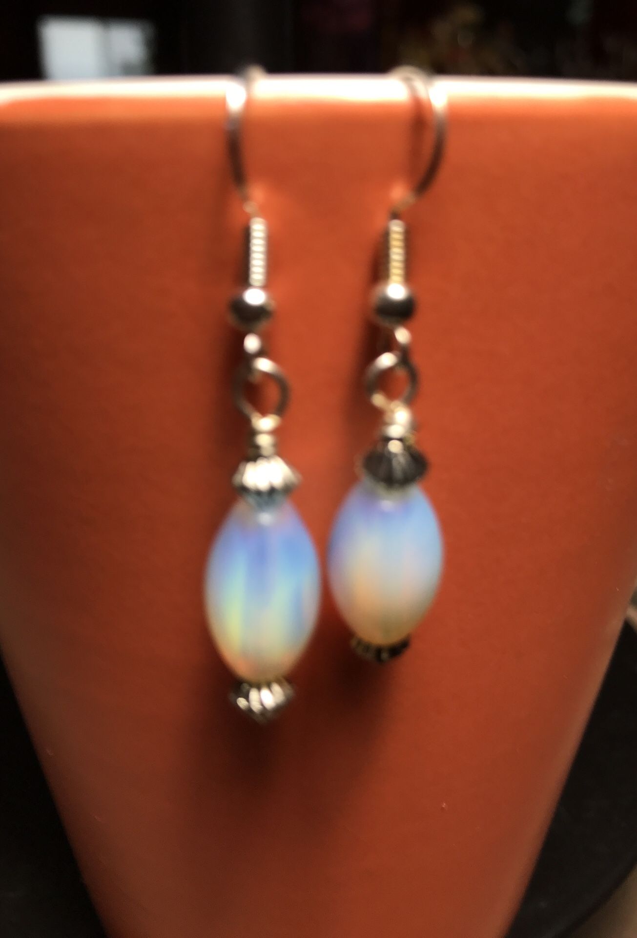 Moonstone earrings