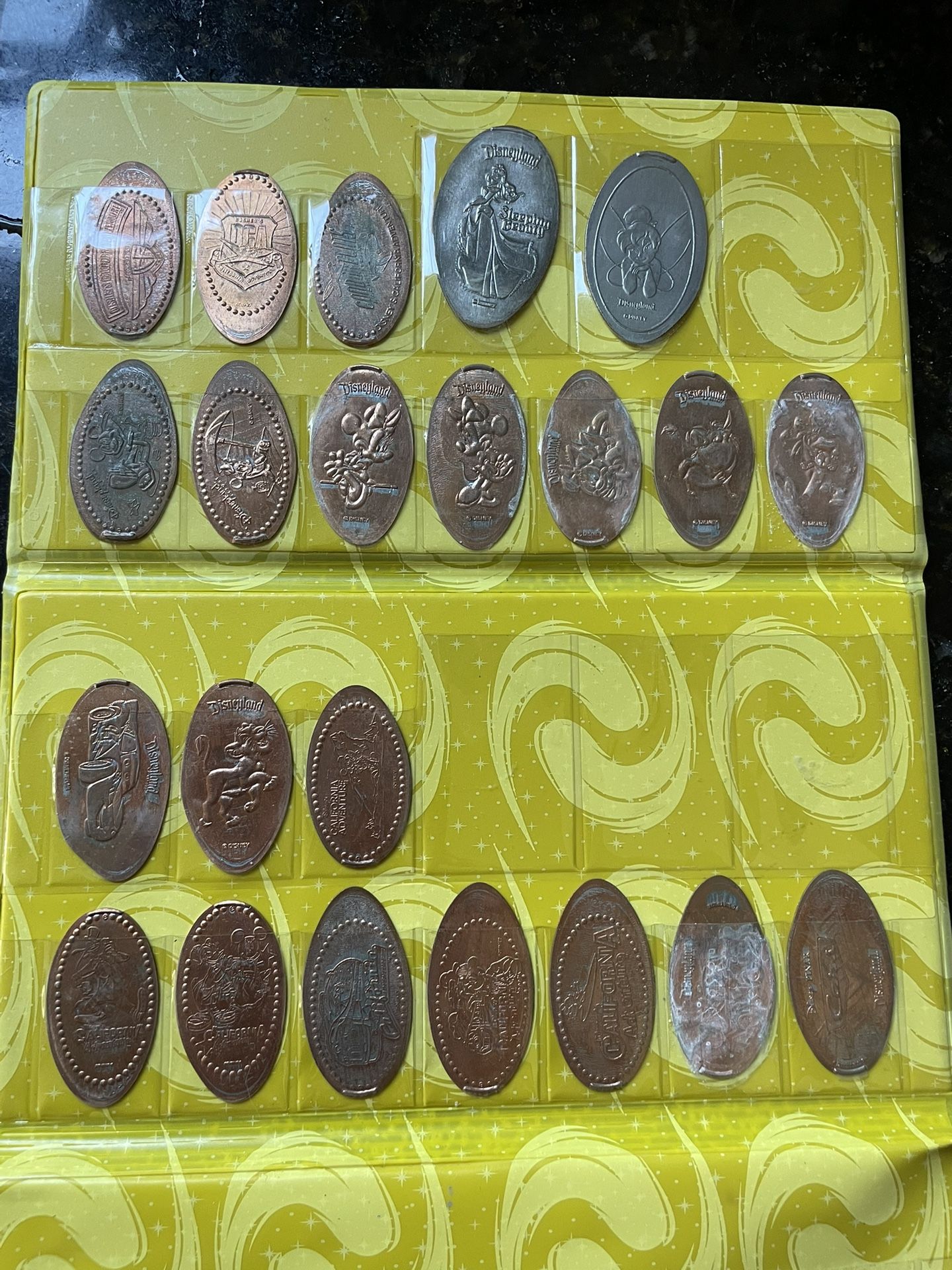 Disney Pressed Coins & Mickey Mouse Lunchbox