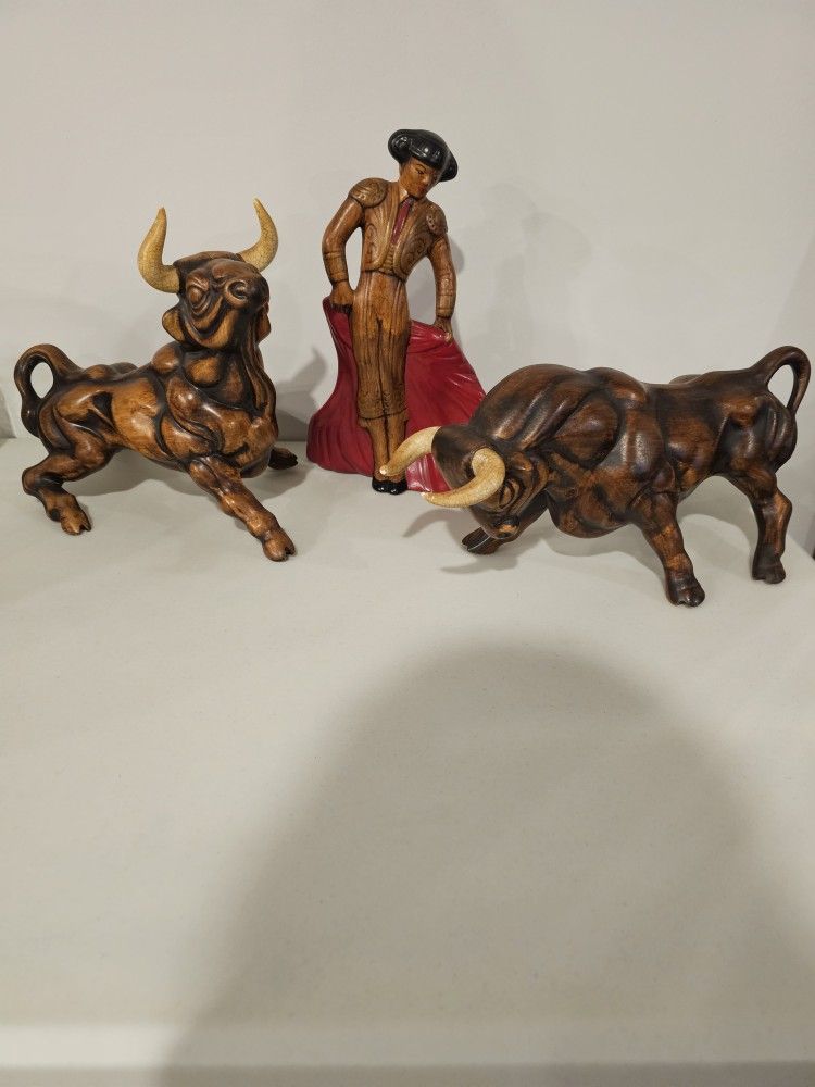 Vintage Matador and 2 Bulls