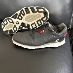 Sharp Footjoy Pro/SL Spikeless Performance Golf Shies, Black in Men’s size 9M Like New ⛳️