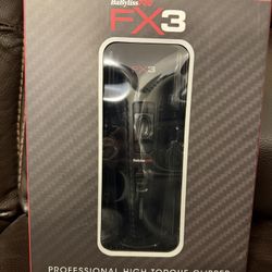 BaBylissPRO® FX3 Professional High Torque Clipper (Black) ($150 Obo)