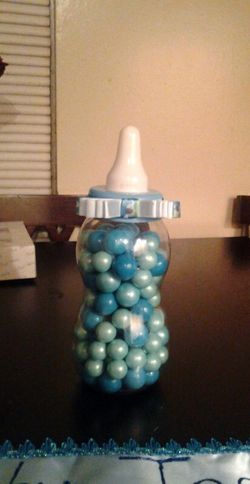 Baby shower baby bottle
