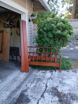 Full Wooden Bedframe