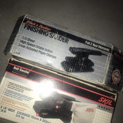 Belt Sander & Finish Sander 