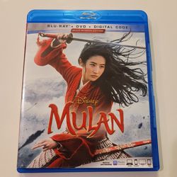 $6 BLU RAY , DISNEY MULAN.  BLU RAY / DVD COMBO ONLY NO DIGITAL $6. OR TRADE FOR A MOVIE TITLE I DO NOT ALREADY OWN. 
 