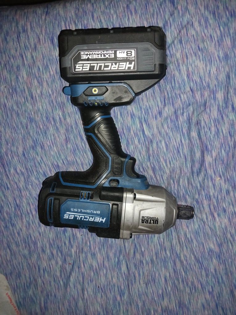 Hercules ¾ Inch Torque Wrench + 8ah Battery 