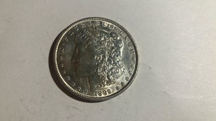 1889 Morgan Silver Coin Dollar
