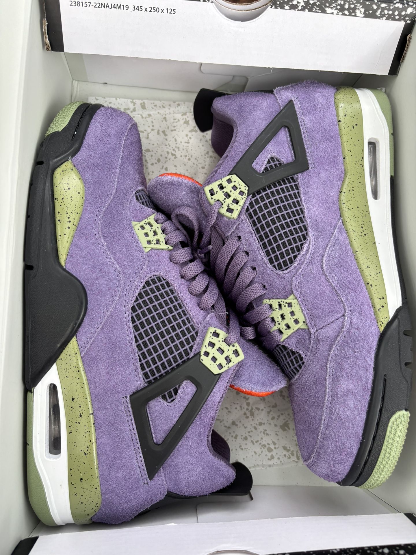 Air Jordan 4 Retro 'Canyon Purple' Size 9.5 Men